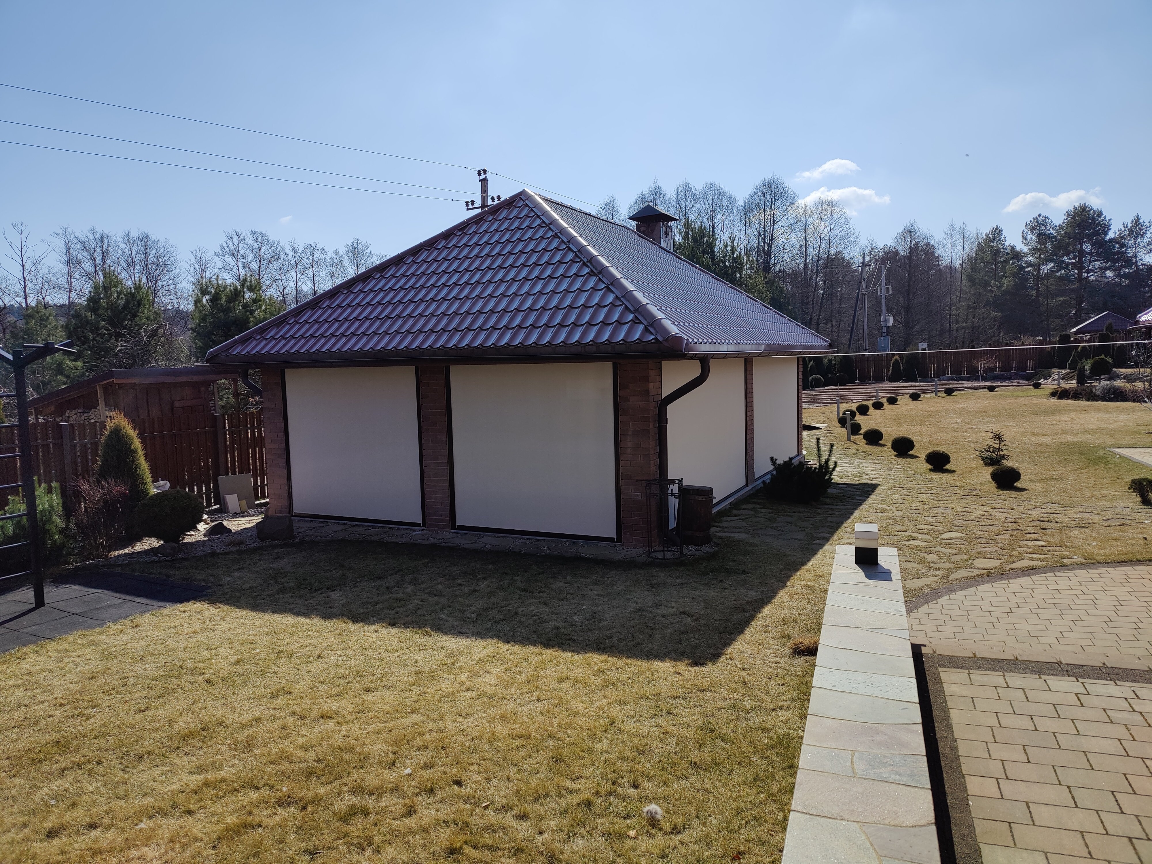 Вертикальные маркизы для беседки, г. Гродно #фото 1